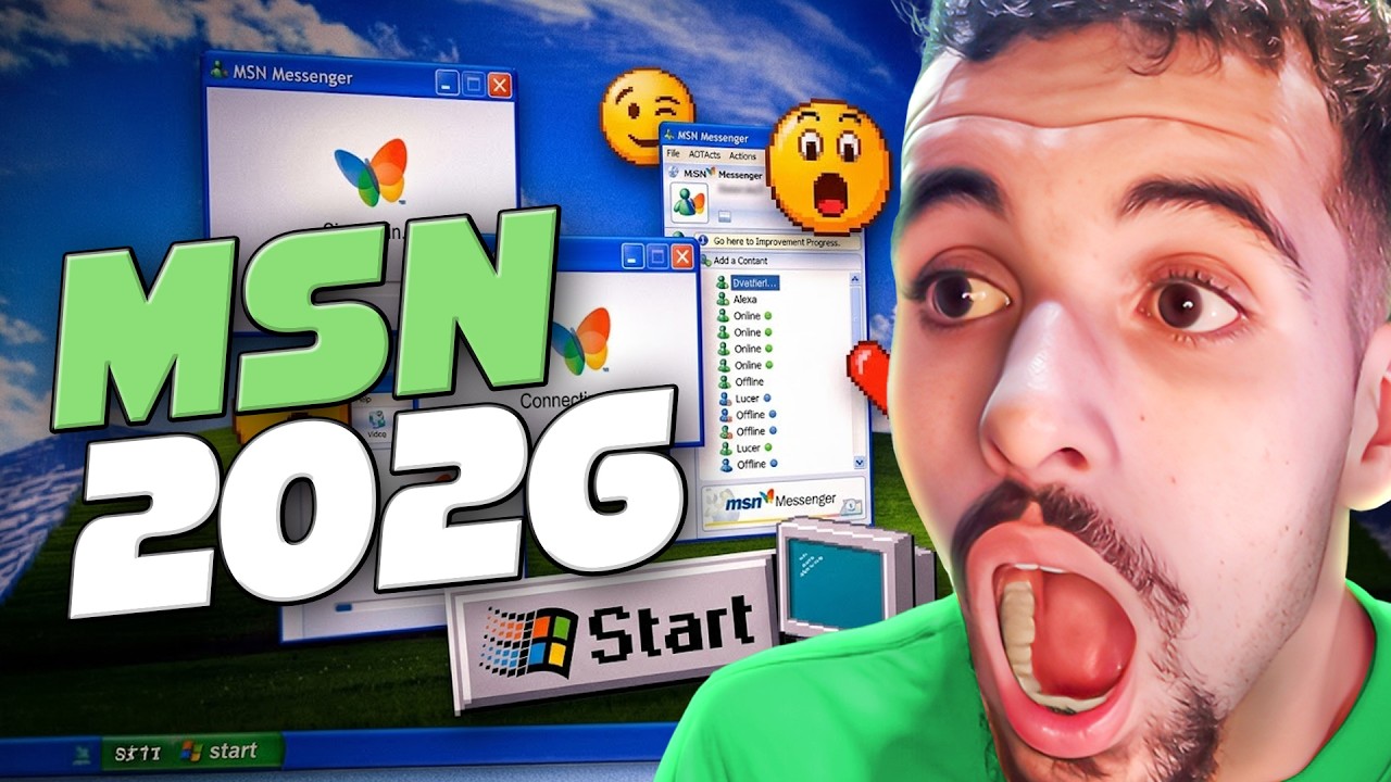 MSN: O CHAT QUE DOMINOU OS ANOS 2000 (A Geração Z não conhece isso)