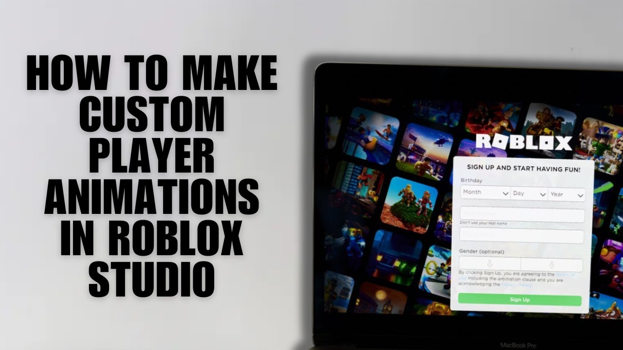 How To Make Custom Player Animations In Roblox Studio [Roblox Animation ...