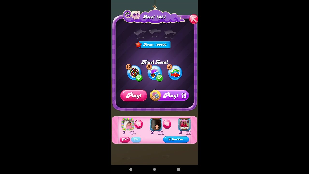 Candy Crush Level 1021 How to Clear Candy Crush Saga Level 1021 YouTube