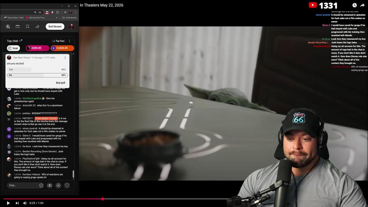 THE MANDALORIAN AND GROGU TRAILER REACTION