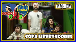 COLO COLO 0 BOCA 2 - Reacciones de Hinchas de River y Boca - COPA LIBERTADORES 2023