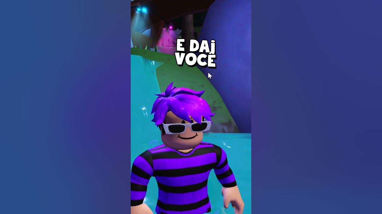 O dia que encontrei com Azul Babão do Rainbow Friends!! #roblox