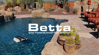 Betta Solar Powered Smart Robotic Pool Skimmer