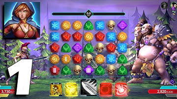 Puzzle Quest 3 - Match 3 RPG - Gameplay Part 1 (Android, iOS) - All Levels