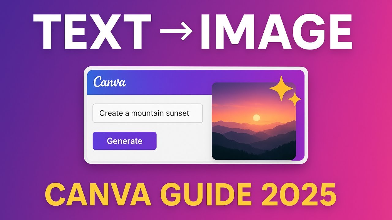 How to use Canva Text to Image Generator (2025 GUIDE)