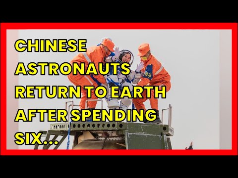 CHINESE ASTRONAUTS RETURN