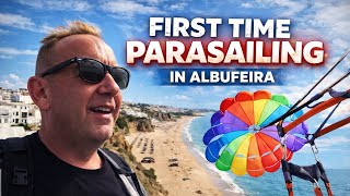 First time Parasailing in Albufeira Portugal