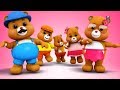 Nounours doigts famille | doigt famille chanson | Comptines françaises | Teddy Bear Finger Family