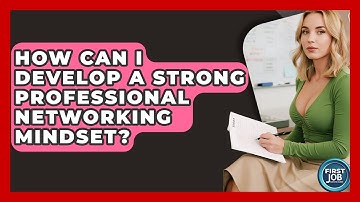 How Can I Develop A Strong Professional Networking Mindset? - First Job Success Guide