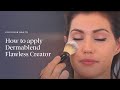 How to Apply Dermablend Flawless Creator | No Makeup Look Tutorial