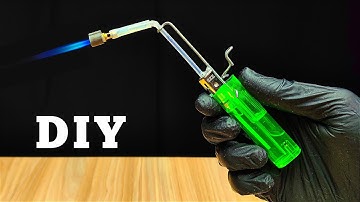 How to make a small and SHARP Torch - Lighter into Torch!