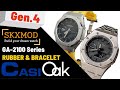 Gen.4 "Casioak" Rubber & Bracelet Modding Kit for GA-2100 Series by SKXMOD