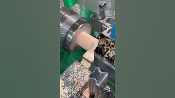 Processing cnc lathe wood work #woodworking #wood #cnc #machine