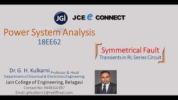 Symmetrical fault _Transient in  RL Series  Circuit