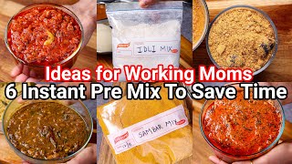 6 Instant Premix Recipes For Working Mothers - Perfect Recipes to Save Time | Pre Mix Paste & Powder screenshot 4