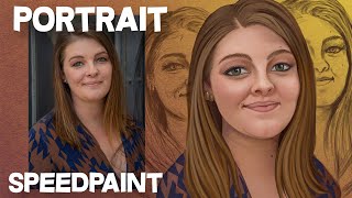  Digital Portrait Speedpaint On Adobe Fresco