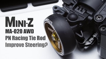 Kyosho Mini-Z AWD MA-020: Can we improve steering with PN Racing