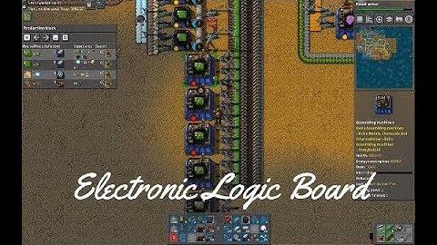 Factorio Sea Block - EP 14 - Logic Boards, Modules II, Plastic