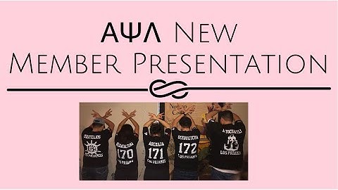 New Member Presentation (Alpha Psi Lambda) | Vlog