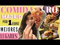 COMIDA DE 1 EURO en MADRID ¿QUE TAN MAL ME FUE?