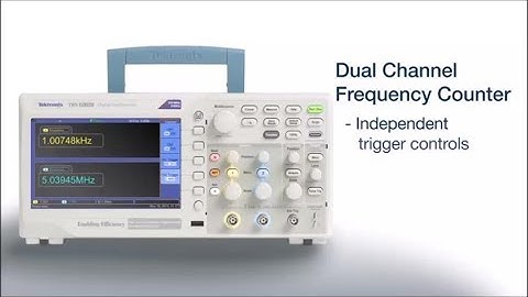 Tektronix TBS1000B Series Digital Oscilloscope Virtual Product Demo