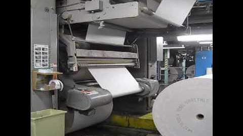 MAN Roland Colorman Press - paper change