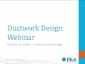 Ductwork Design Webinar