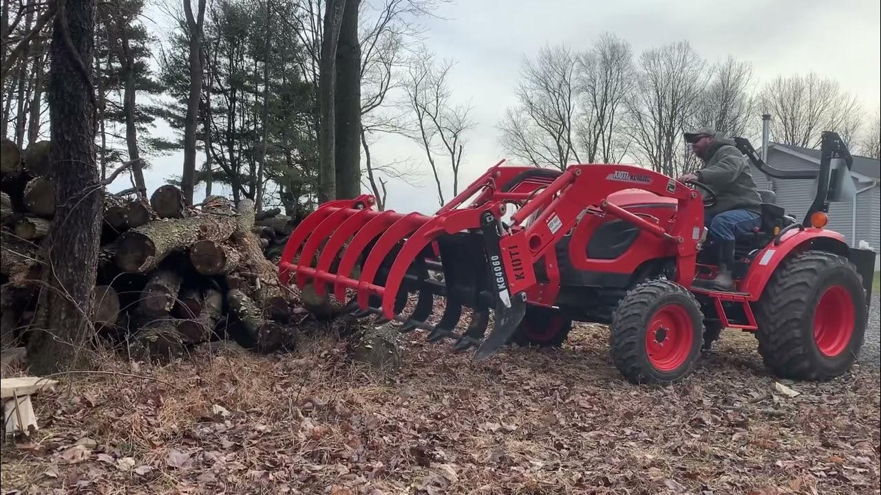Kioti ck2610 grapple bucket review YouTube