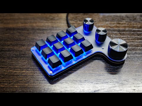 Видео: Mini keyboard II Мини клавиатура II 12 клавиш и 3 ручки