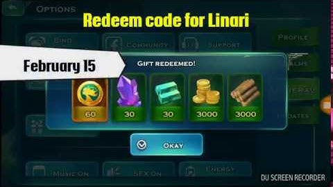 Redeem code for linari Art of conquest February 15