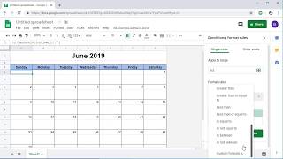 How to Create a Dynamic Monthly Calendar in Google Sheets  Template Provided