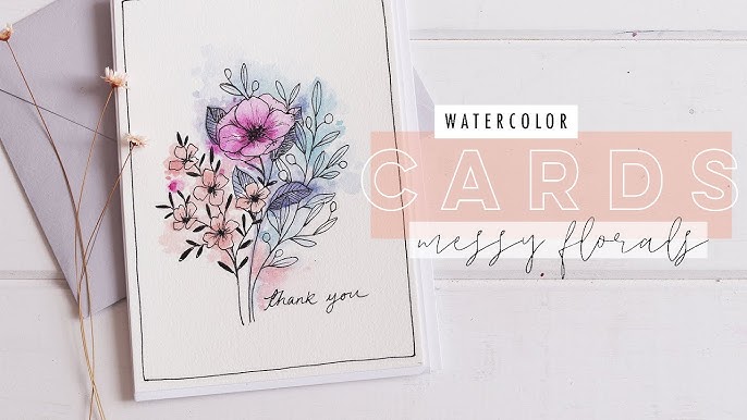 Beautiful 15 Minute Watercolor Greeting Cards 