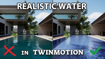 Realistic Water Material in Twinmotion Tutorial (Path Tracing)