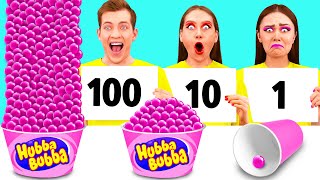 100 Capas de Alimentos Desafío | Recetas de Cocina Increíbles por PaRaRa Challenge