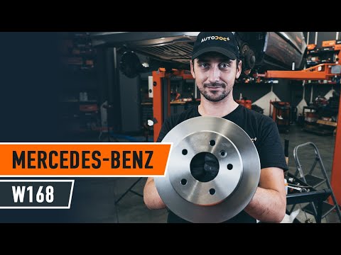 Jak vyměnit zadní brzdové kotouče na MERCEDES W168 [NÁVOD AUTODOC]