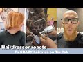 Hair fails and wins compilation hairdresser reacts to crazy hair vids on tik tok hair beauty