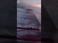 A Bulk Carrier hits Rough Waves