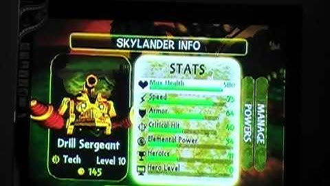 Skylanders Review Drill Sergent