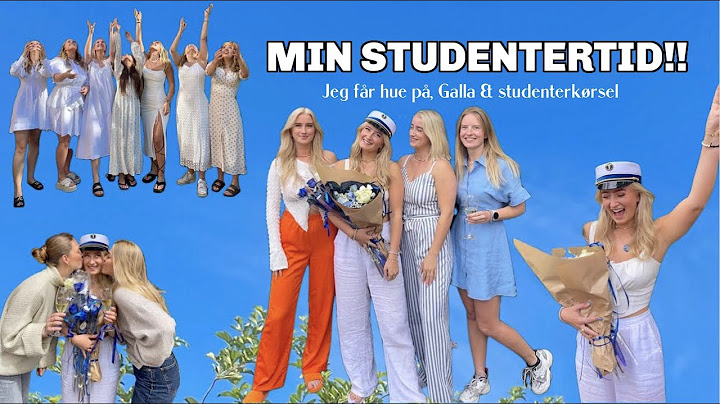 MIN STUDENTERTID!! Jeg får hue på, Galla & Studenterkørsel
