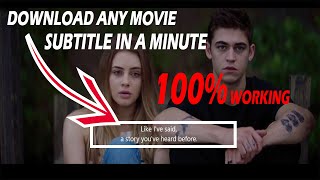 download any movie subtitle in a minute | 100% working | 2021 | screenshot 4