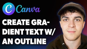 How to Create Gradient Text with an Outline in Canva (Full 2025 Guide)