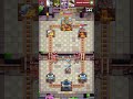 Defense against Evo Wizard &amp; Royal Recuit #clashroyale #nopaytowin #skills #technique #elixer