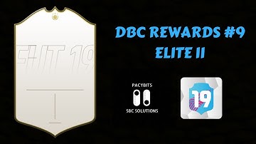 DBC REWARDS #9- ELITE II- FUT 19 Pacybits Pack Opener & Draft