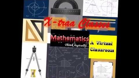 A pair of Linear Equations in two Variables (Conditions  for Solvability).