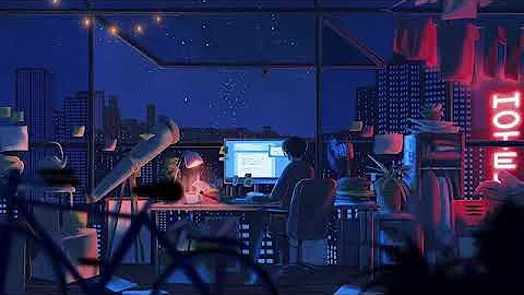 Night at Work | Instrumental Chill Music Mix