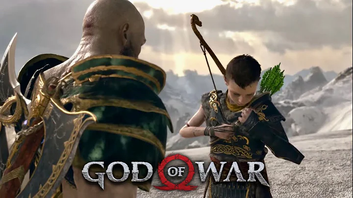 Kratos Fixes Atreus's Broken Quiver With Mistletoe Arrow | God of War 2018