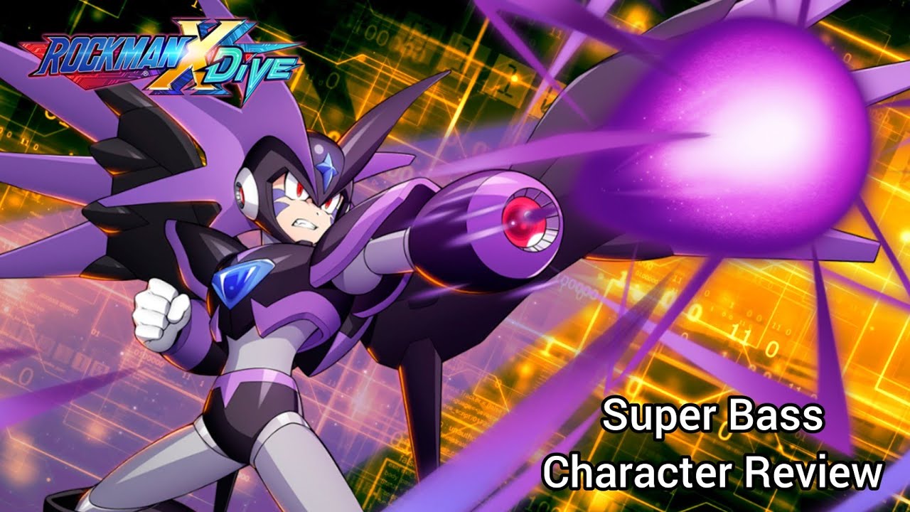 Megaman X Dive Super Bass REVIEW: Personagem Full Meta No Game