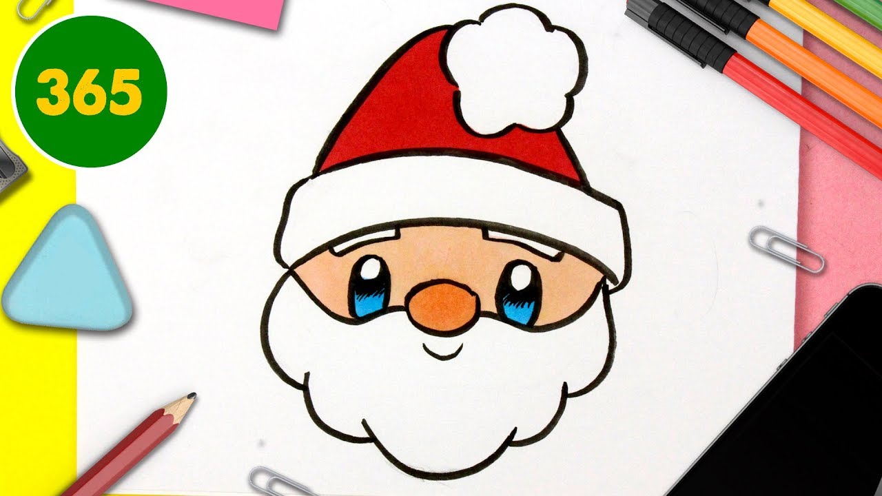Come Disegnare Babbo Natale Kawaii Speciale Natale Youtube