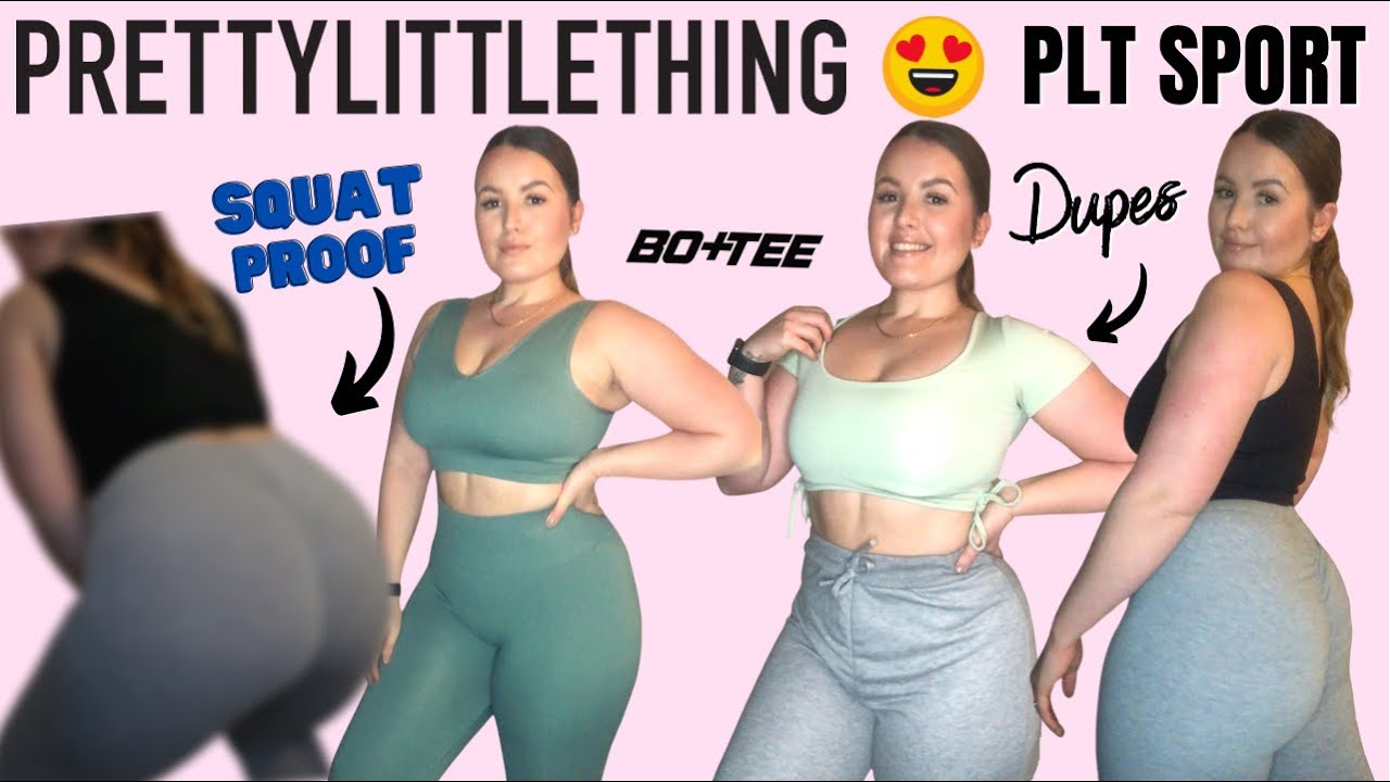 Pretty little thing ACTIVEWEAR  PLT SPORT try on haul & REVIEW *SHOOK* 