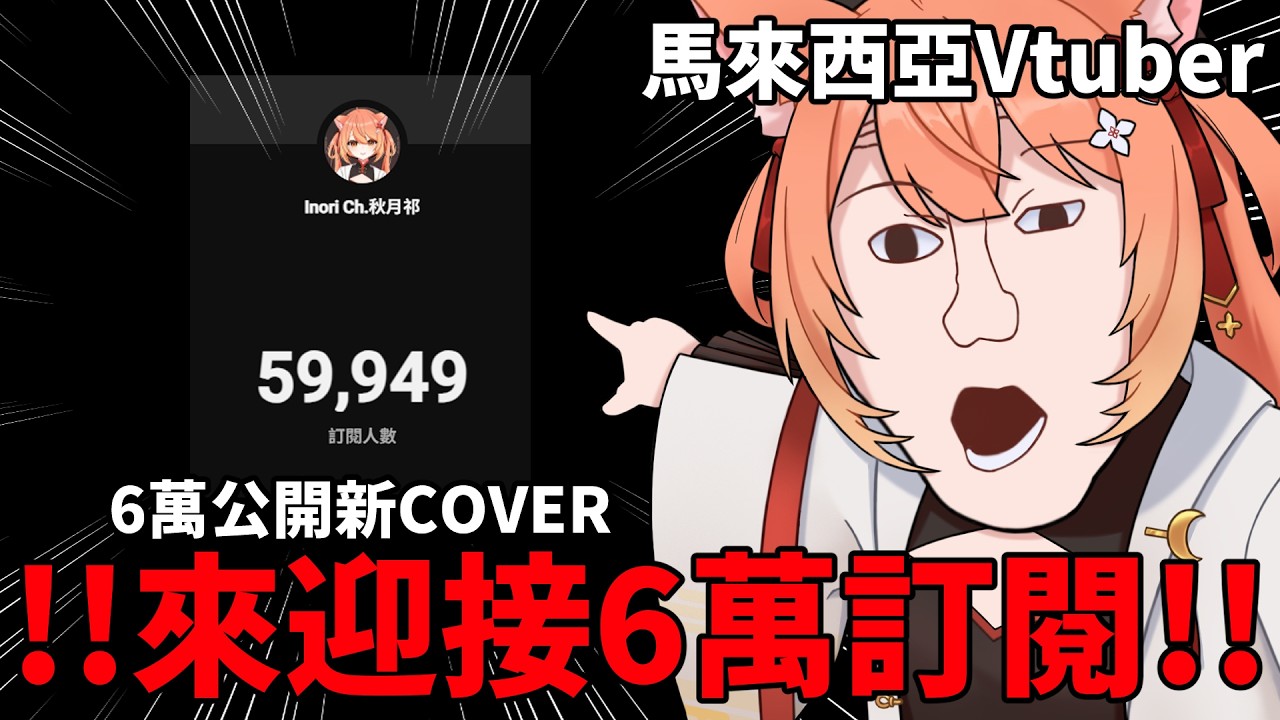 我要6萬訂閱了!!!!! 結束後公開新Cover | MYViki